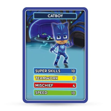 Игра с карти PJ Masks, Top Trumps