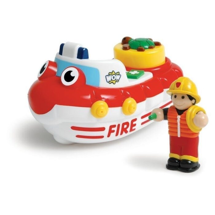 Играчка за къпане Пожарен катер Феликс, WOW Toys Играчка за къпане Пожарен катер Феликс, WOW Toys