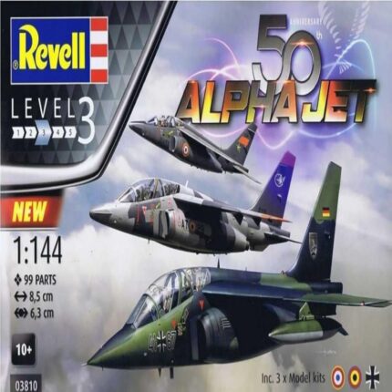 Комплект 3 модела Alpha Jet 50th Anniversary, Revell