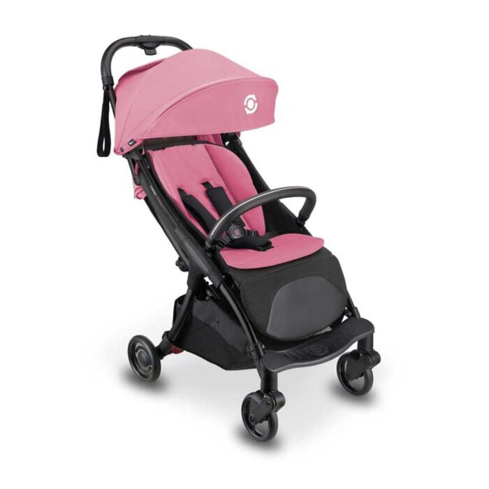 Сгъваема бебешка количка STROLL LITE, пастелно розова, Globber Сгъваема бебешка количка STROLL LITE, пастелно розова, Globber