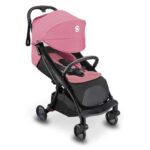 Сгъваема бебешка количка STROLL LITE, пастелно розова, Globber