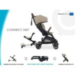 Сгъваема бебешка количка STROLL LITE, сива, Globber