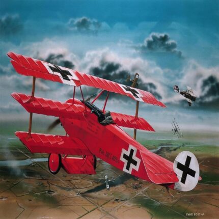Сглобяем модел Fokker Dr.1 Manfred von Richthofen, 66 части, Revell