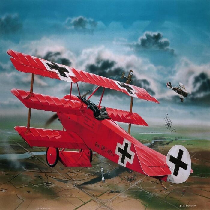 Сглобяем модел Fokker Dr.1 Manfred von Richthofen, 66 части, Revell Сглобяем модел Fokker Dr.1 Manfred von Richthofen, 66 части, Revell