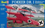 Сглобяем модел Fokker Dr.1 Manfred von Richthofen, 66 части, Revell