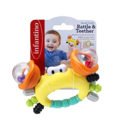 Бебешка дрънкалка и гризалка, Infantino, Рак