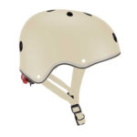 Детска каска за колело и тротинетка Globber Primo Lights XS/S (48-53CM) - бежова - Image 2
