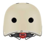 Детска каска за колело и тротинетка Globber Primo Lights XS/S (48-53CM) - бежова - Image 4