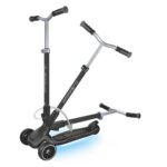 Тротинетка Globber Ultimum Lights със светеща платформа – сива - Image 2