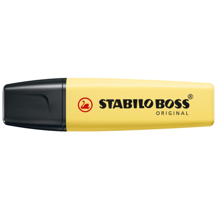 70-144 Текст маркер, Stabilo, Boss Original Pastel, Млечно жълт - Image 1