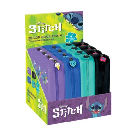 Силиконов ученически несесер CoolPack Tube Stitch, Black