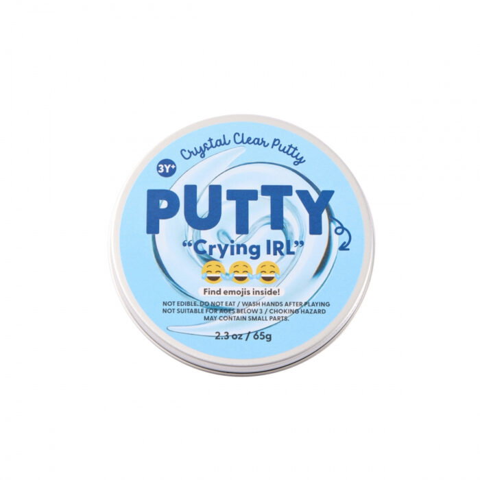 853454_853455_CRYSTAL_CLEAR_PUTTY-BLUE_30 Цветен слайм с емотиконки J'adore Син