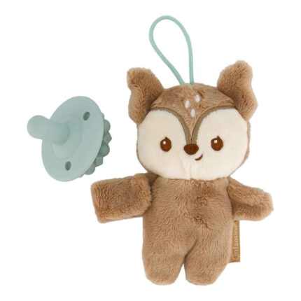 Мека играчка за гушкане с гризалка, Infantino, Еленче