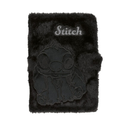 Пухкава тетрадка CoolPack A5 Stitch, Fluffy Black