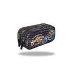Ученически несесер CoolPack Duke Badges G`Grey с два ципа