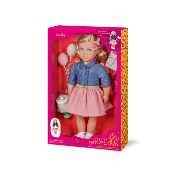BD31395Z_PKG0 Кукла, Battat, Our Generation, Емили с аксесоари, 46 см - Image 1
