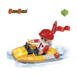 Конструктор лодка жълта 19 части, Banbao – снимка 2 от 4