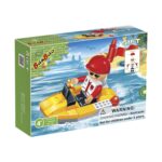 Конструктор лодка жълта 19 части, Banbao – снимка 3 от 4