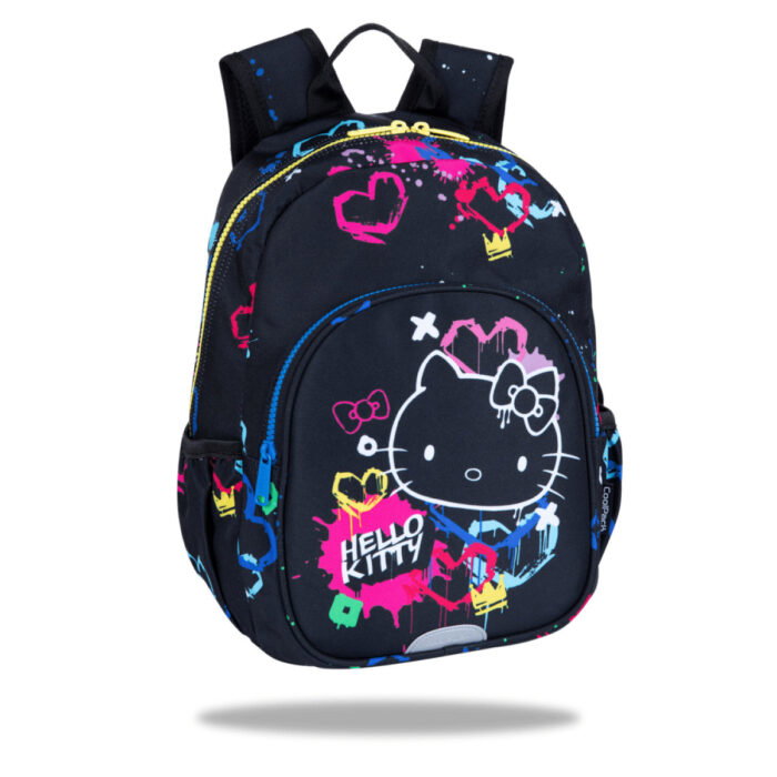 Детска раница за детска градина CoolPack Toby Hello Kitty, Neon Black Детска раница за детска градина CoolPack Toby Hello Kitty Neon Black