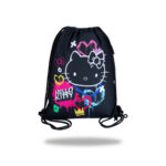 Спортна торба CoolPack Beta Hello Kitty Neon Black