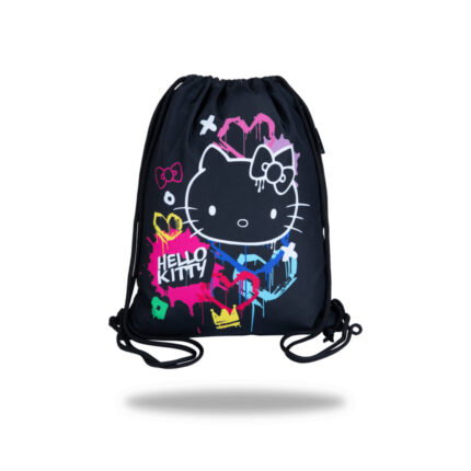 Спортна торба CoolPack Beta Hello Kitty, Neon Black