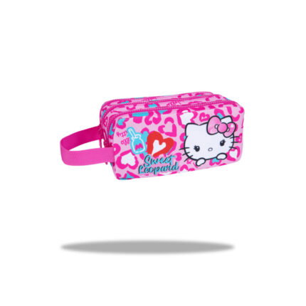 Ученически несесер CoolPack Primus Hello Kitty, Pink с три ципа