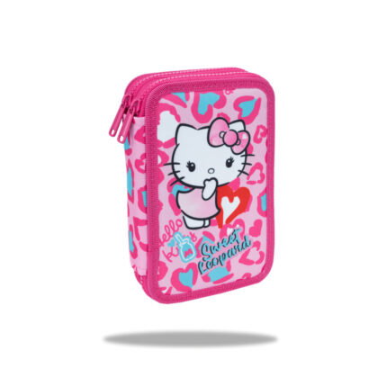 Ученически несесер CoolPack Jumper 2 Hello Kitty, Pink с пособия