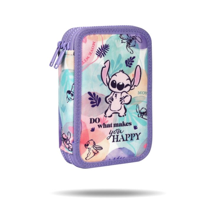 Ученически несесер CoolPack Jumper 2 Stitch, Pastel с пособия Ученически несесер CoolPack Jumper 2 Stitch Pastel с пособия