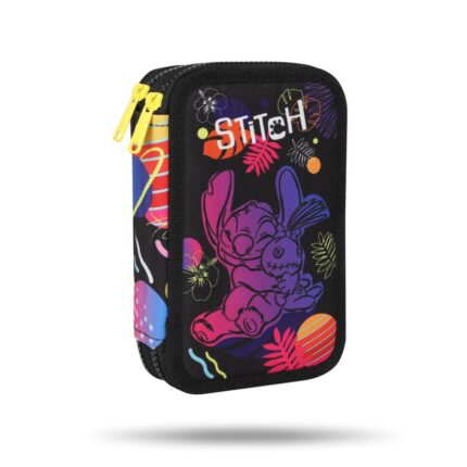Ученически несесер CoolPack Jumper 2 Stitch, Black с пособия