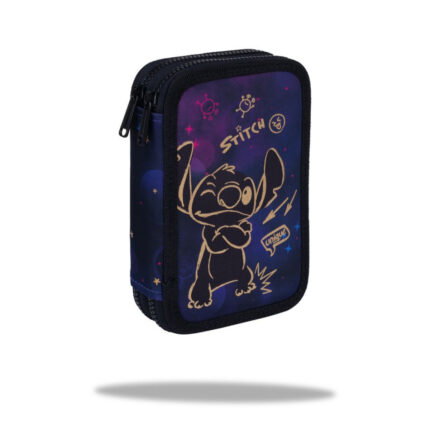 Ученически несесер CoolPack Jumper 2 Stitch, Gold с пособия