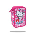 Ученически несесер CoolPack Jumper 3 Hello Kitty Pink с пособия