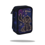 Ученически несесер CoolPack Jumper 3 Stitch Gold с пособия