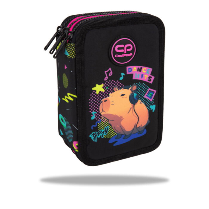 Ученически несесер CoolPack Jumper 3 Capybara Music с пособия Ученически несесер CoolPack Jumper 3 Capybara Music с пособия