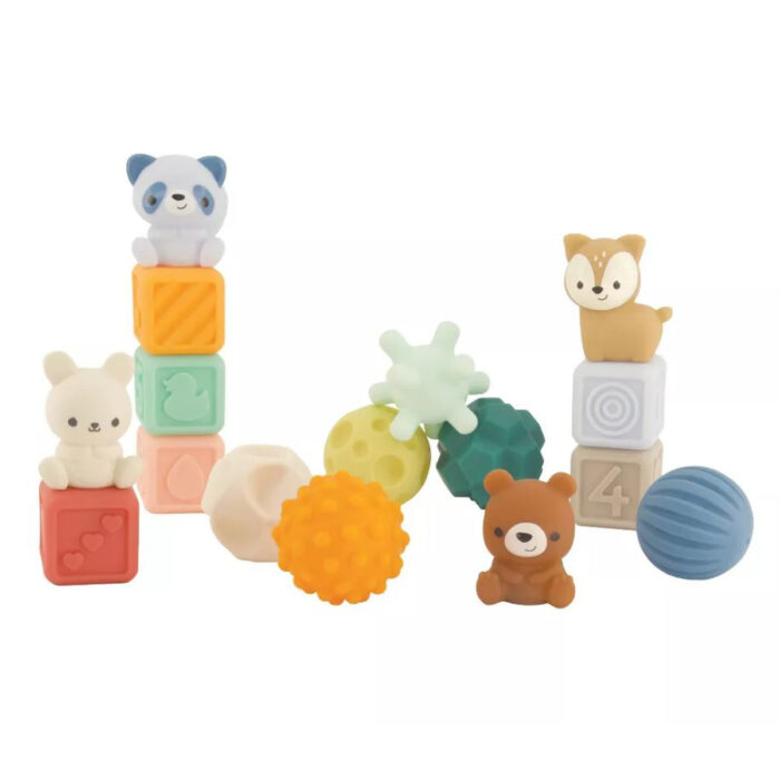 IN315453 Комплект бебешки сензорни играчки Infantino Меки цветове