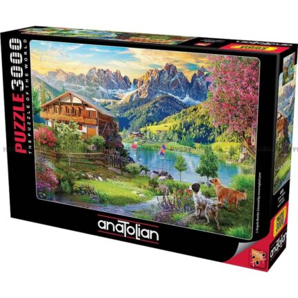 Пъзел, Anatolian, Хижа в Доломитите, 3000 части