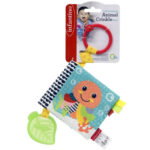 Бебешка книжка, Infantino, С шумолящи страници и гризалка, Животни
