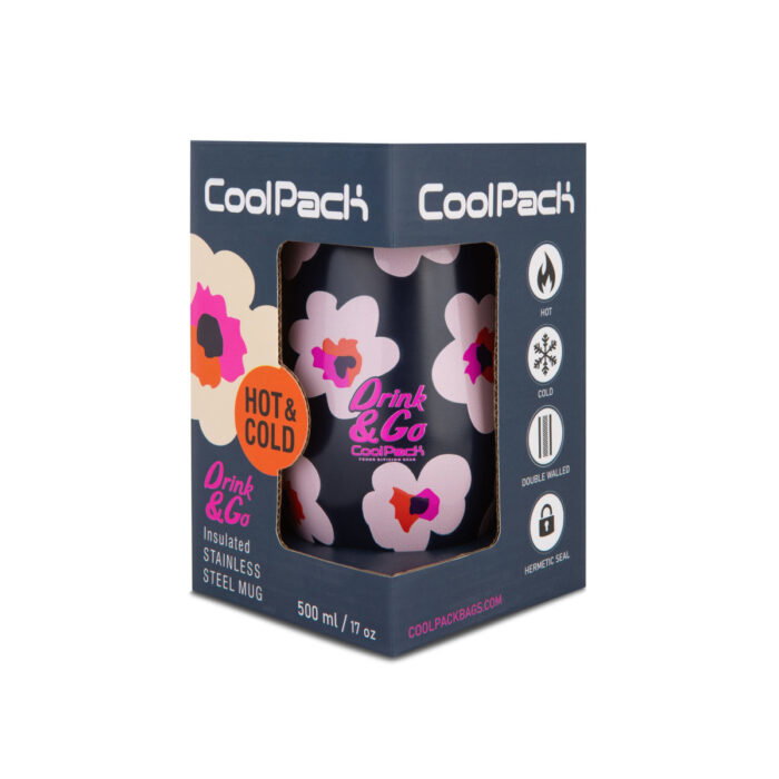 Термо чаша CoolPack Miss Flores Nina, 500 мл Термо чаша CoolPack Miss Flores Nina