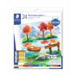 Акварелни бои Staedtler Design Journey, 24 цвята x 12мл