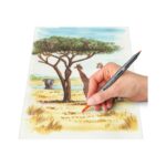 Акварелни флумастри Staedtler DJ, двувърхи, 6 цвята, Africa