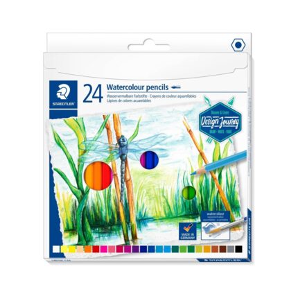 Акварелни моливи Staedtler Design Journey, 24 цвята