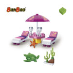 Конструктор мини плаж 34 части, Banbao – снимка 2 от 3