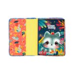 Бележник Bangoberry Remy Raccoon, плюшен,192стр,шр