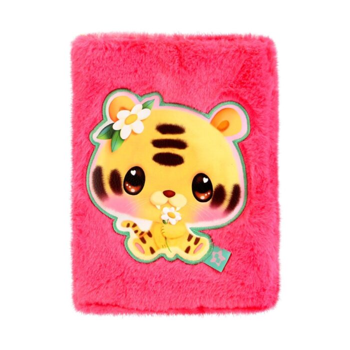 Бележник Bangoberry Tiggy Tiger, плюшен,192стр, шр Бележник Bangoberry Tiggy Tiger, плюшен,192стр, шр