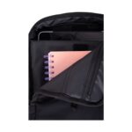 Бизнес раница CoolPack Volve Grey Green отвътре, с тетрадки
