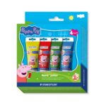 Боя Nj Peppa Pig finger paint, 4 цвята