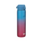 Бутилка за вода Ion8 Mot., рециклирана пластмаса,1000мл, Blue/Pink