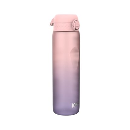 Бутилка за вода Ion8 Motivator, рециклирана пластмаса,1000мл, Peri/Rose