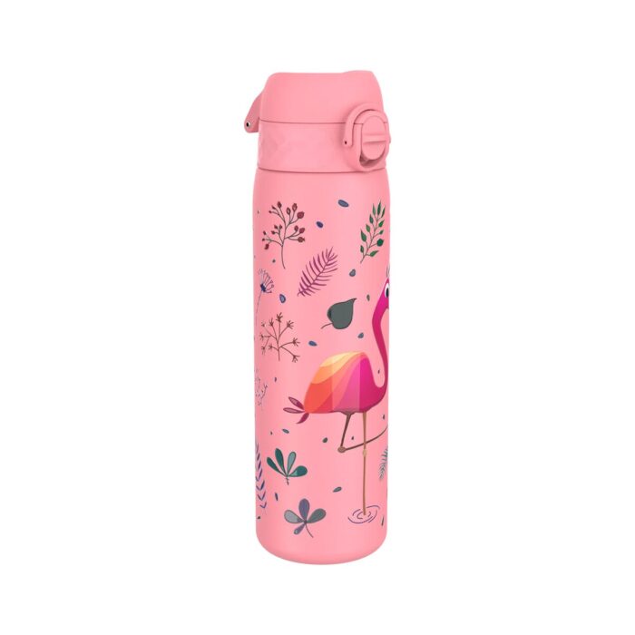 Бутилка за вода Ion8 Print, метална, 600мл, Flamingo Бутилка за вода Ion8 Print, метална, 600мл, Flamingo