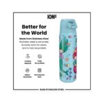 Бутилка за вода Ion8 Print, метална, 600мл, Русалки