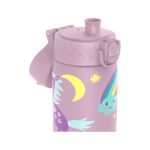 Бутилка за вода Ion8 Print, метална, 600мл, Unicorns